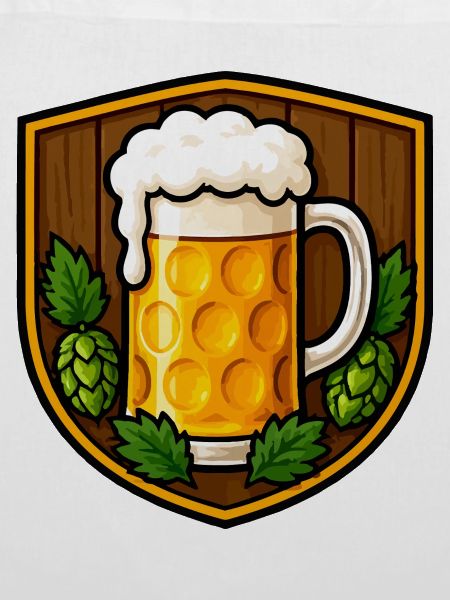 Bierkrug Shield Motiv