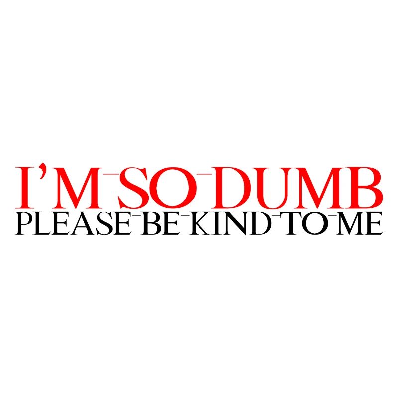 I'm So Dumb Please Be Kind To Me 2