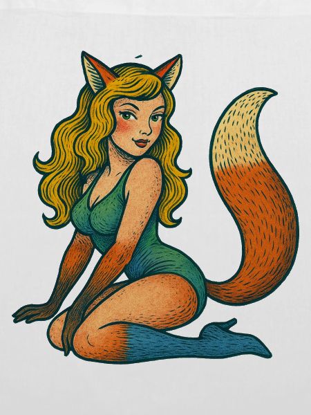 Foxy Zauberin Illustration