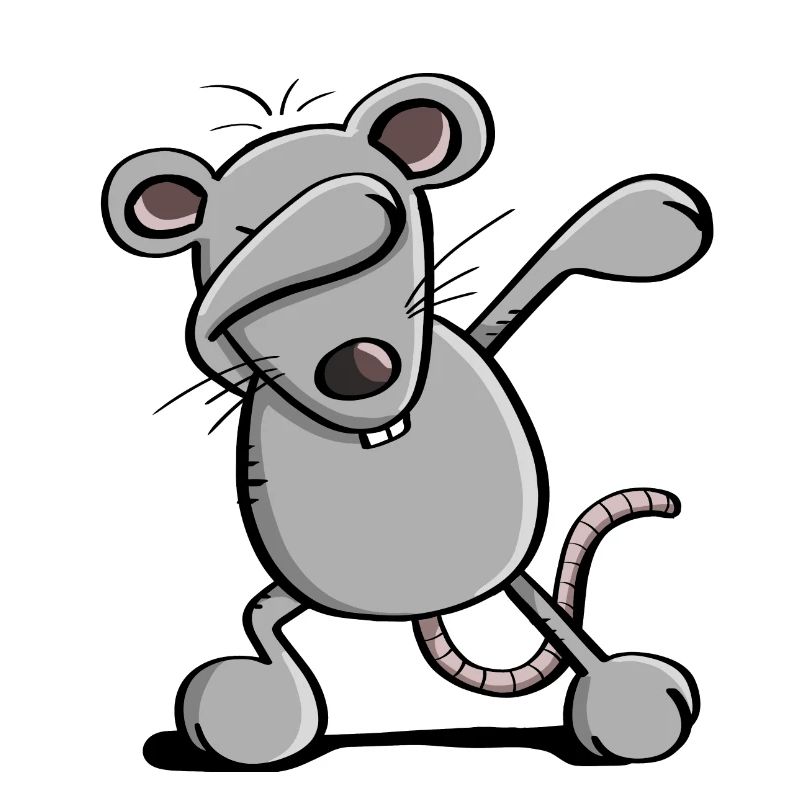 Coole Dab Dance Maus - Dabbing Ratte - Comic