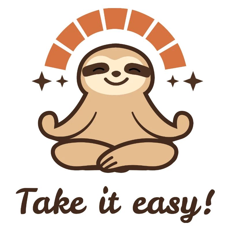 Take it easy – Relaxed Faultier Design