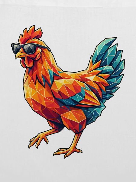 Poly Stil Cooles Huhn