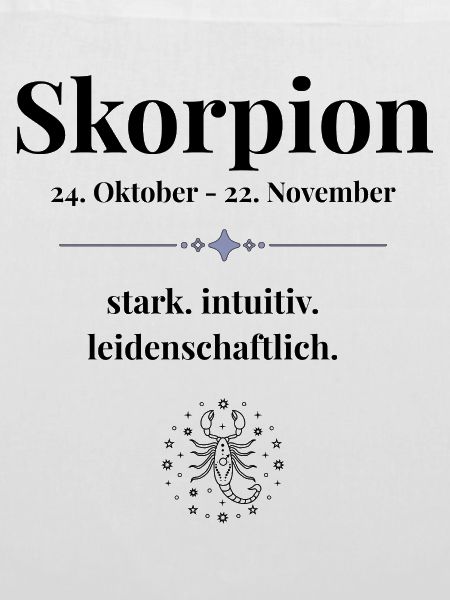 Sternzeichen Skorpion