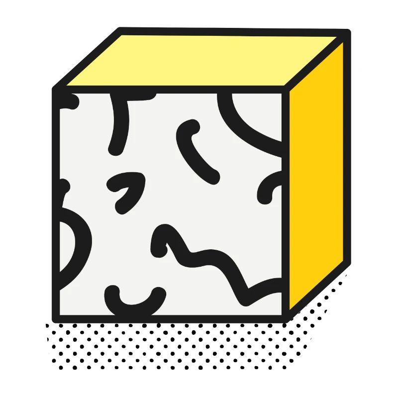 minimal memphis style