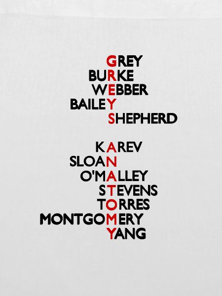 Greys Anatomy Cast