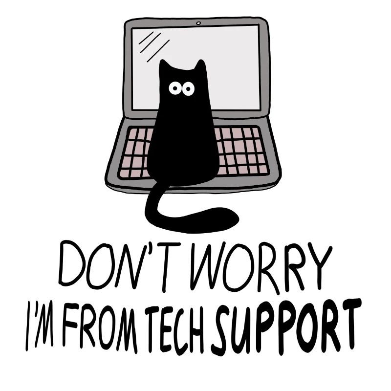 Tech Support Katze