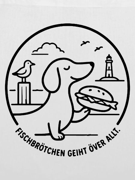 Fischbrötchen geiht över allt! moinDackel