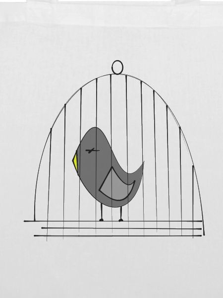 Vogel im Kaefig