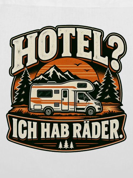 Hotel? Ich hab Räder. Camping Vanlife