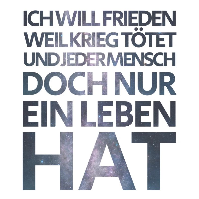 Ich will Frieden