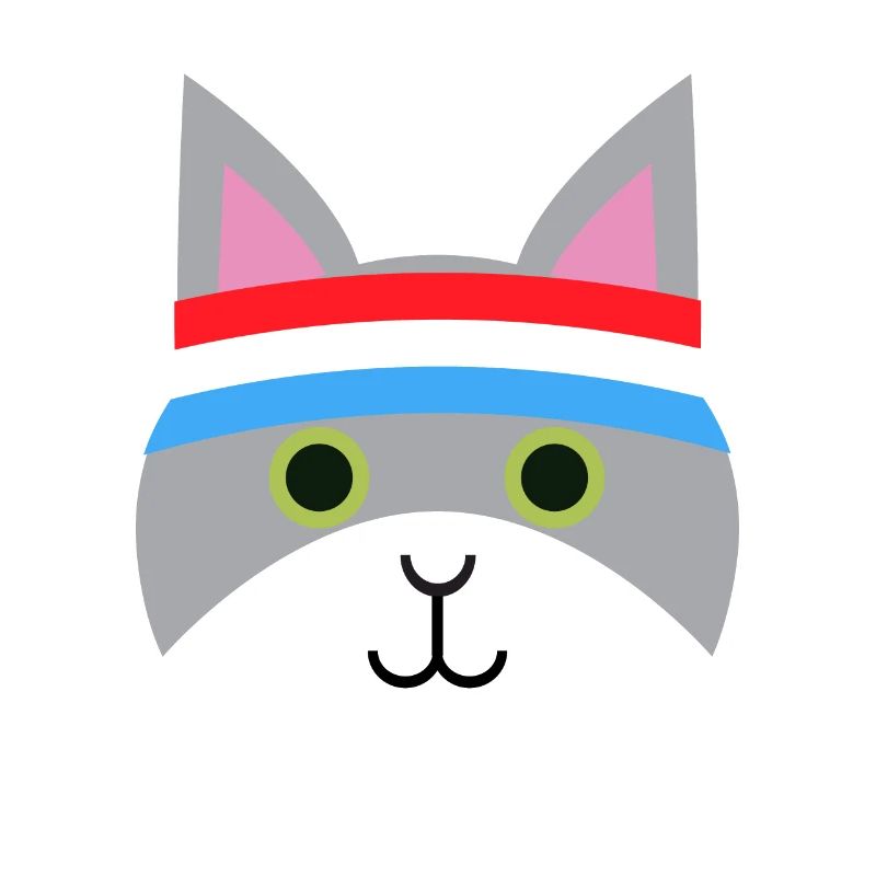 Jogging Katze