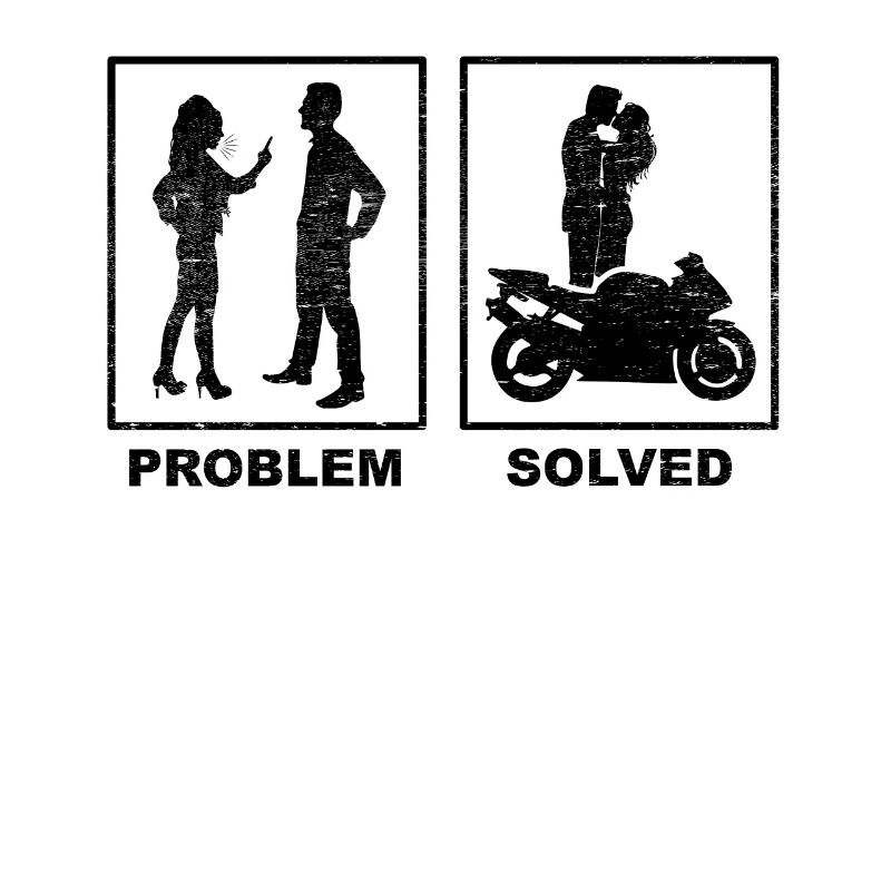 Problem relationship couple motorcycle love gift fun