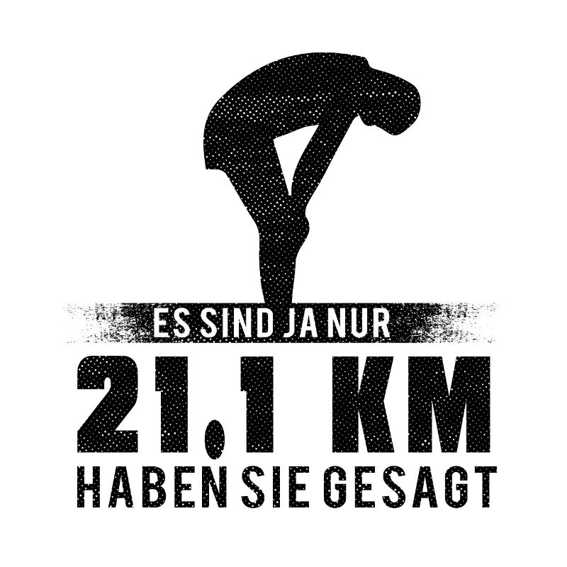 Exécution de devis de jogging Oui seulement 21,1 km