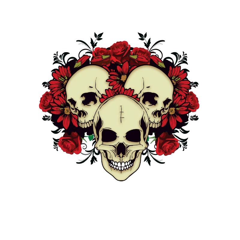 GOTHIC Skull Roses