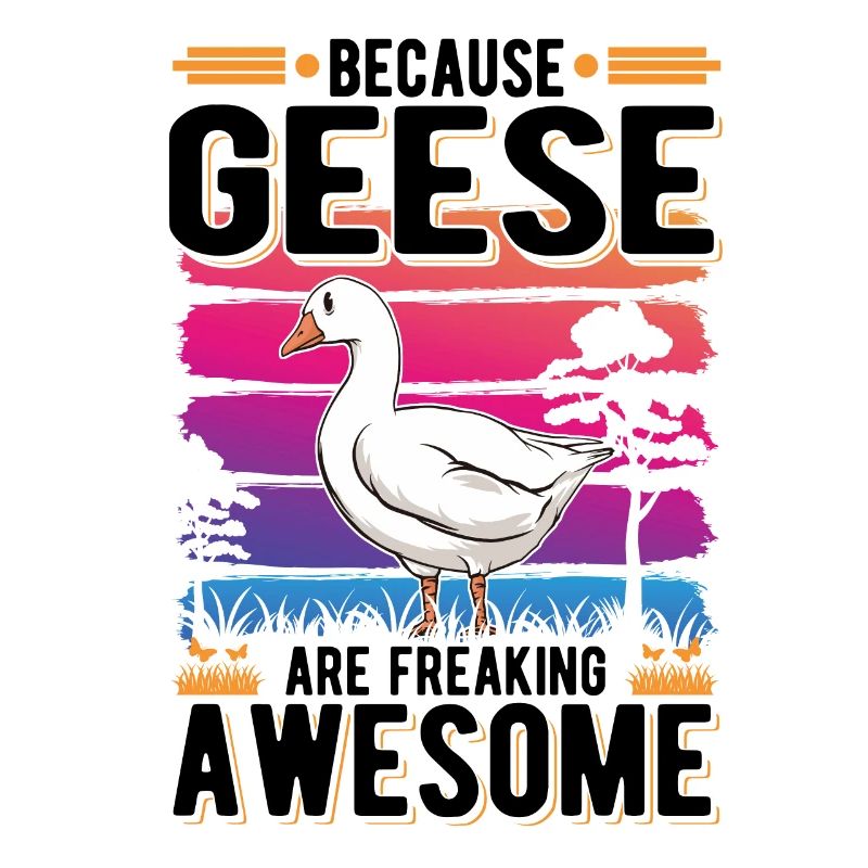 Parce que les oies flippent Gänse