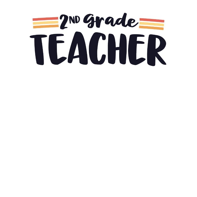Retro 2nd Grade Teacher Second Matching 70s Back