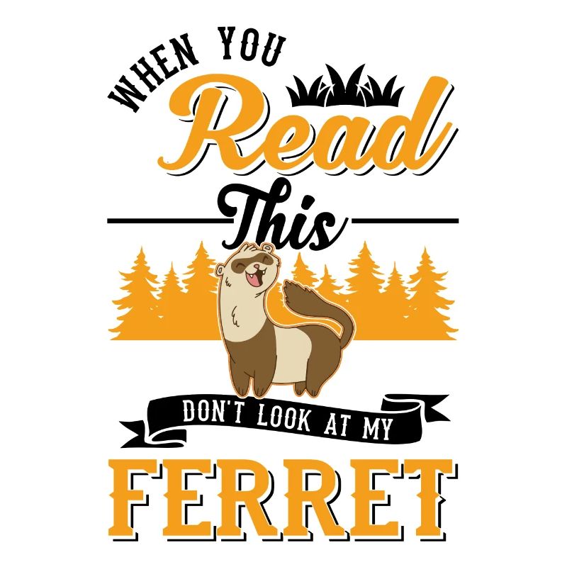 Frettchen Liebhaber Ferret Geschenk