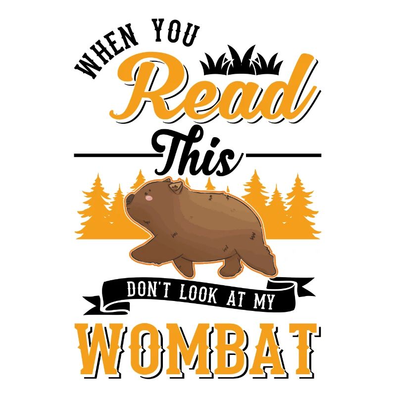 Australischer Wombat Geschenk