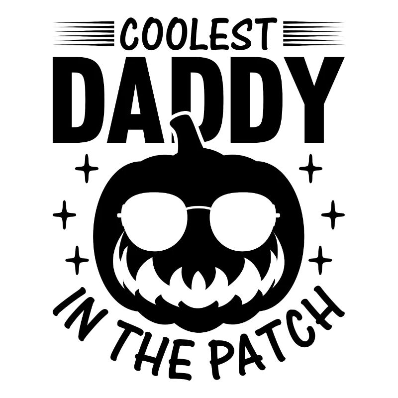 Halloween Le papa le plus cool dans le patch I Pumpkin Dad