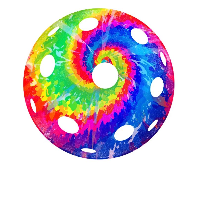 Pickleball Tie Dye Retro 80s 90s