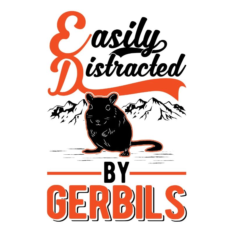 Easily distracted by Gerbils Rennratte Gerbil
