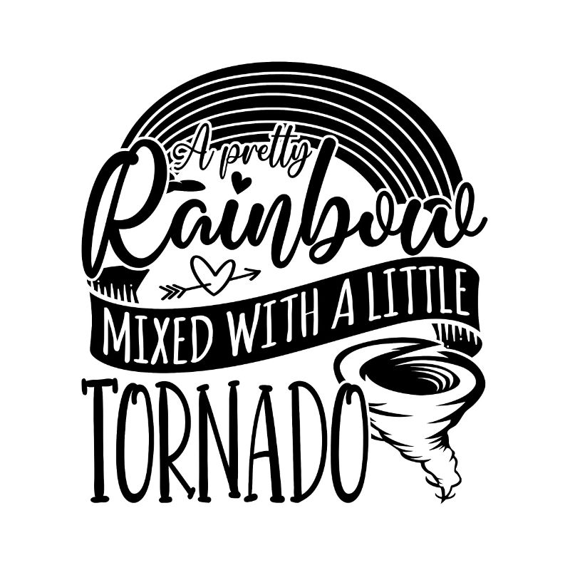 A Pretty Rainbow Mixed Storm Hunter Tornado Chaser