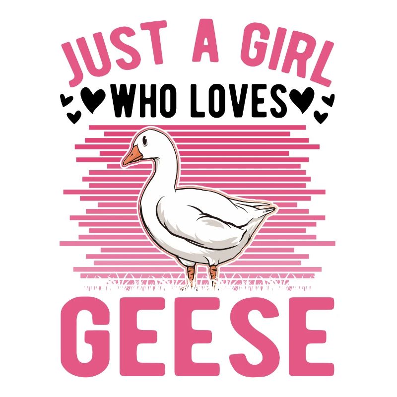 Gänse Mädchen Gänsezüchter Gans