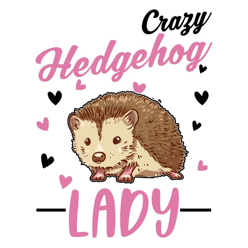Crazy Hedgehog lady Igel Stacheligel