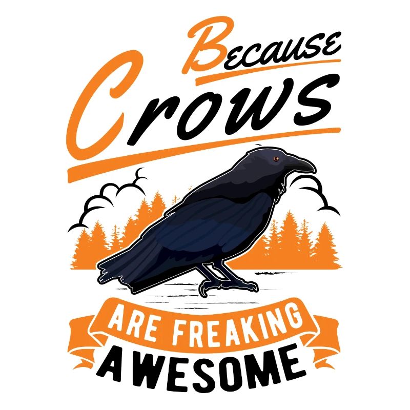 Because Crows are freaking awesome crow