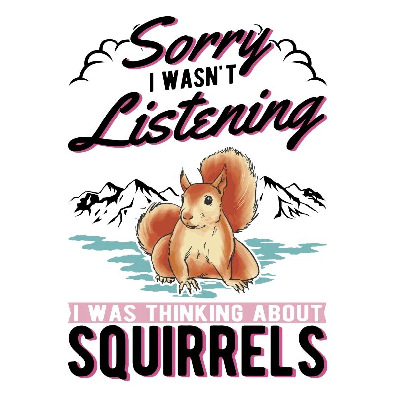 Eichhörnchen Geschenk Grauhörnchen Squirrel