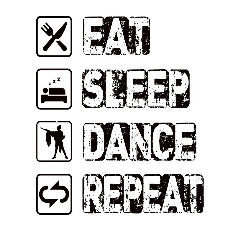 Manger Sommeil Danse Répéter