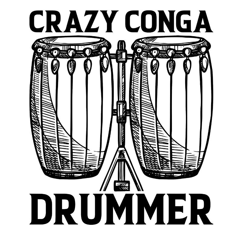 Conga Player Conga Drums - Crazy Conga Drummer