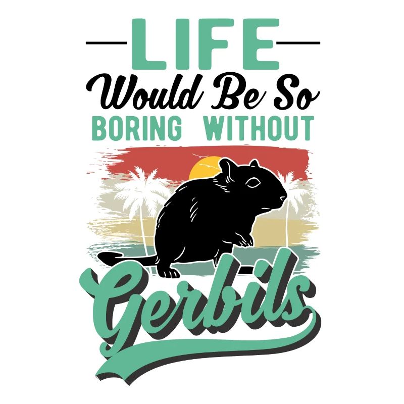 Gerbille Cadeau Rat de course mongol Gerbille