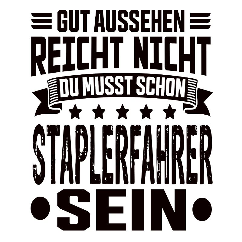 Staplerfahrer Stapler Gabelstapler Staplerfahrerin