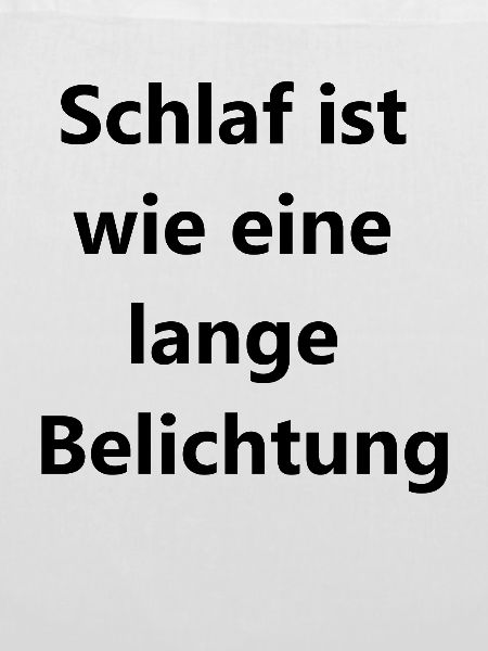 Schlaflos in der Dunkelheit Geschenk