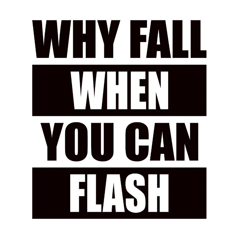 Why fall when you can flash boulderers