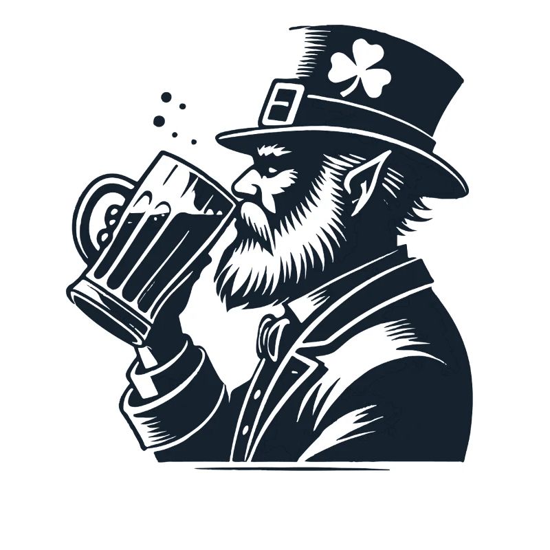 St. Patrick's Day Irish Dwarf with Beer