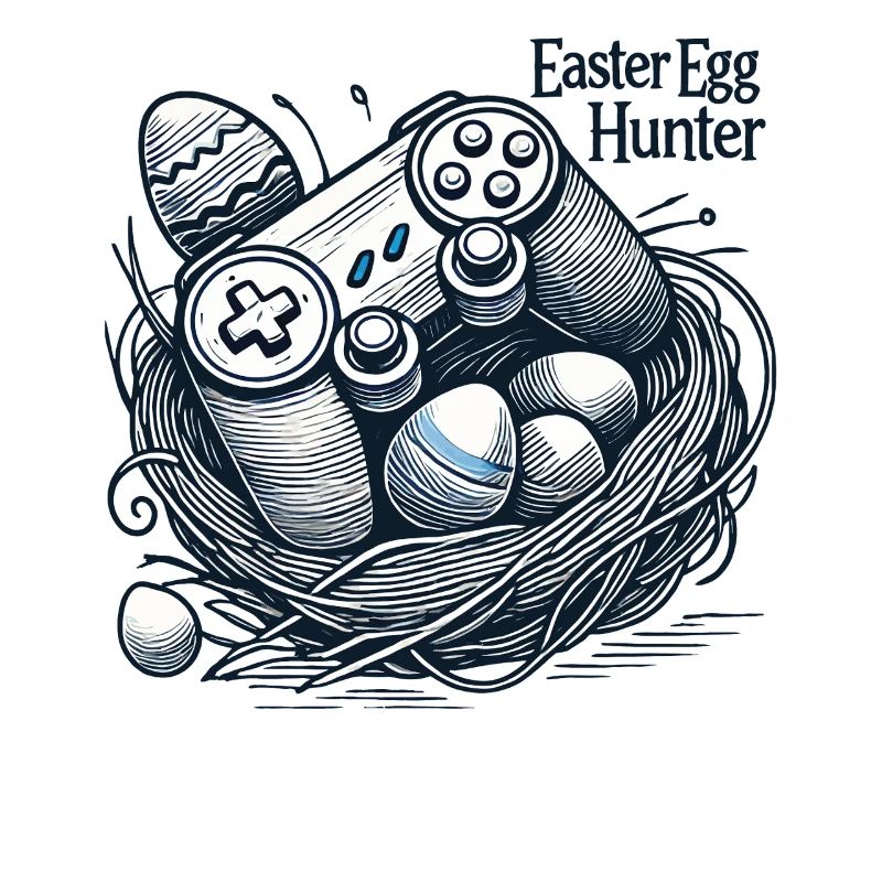 Conception de la manette de jeu Easter Egg Hunter