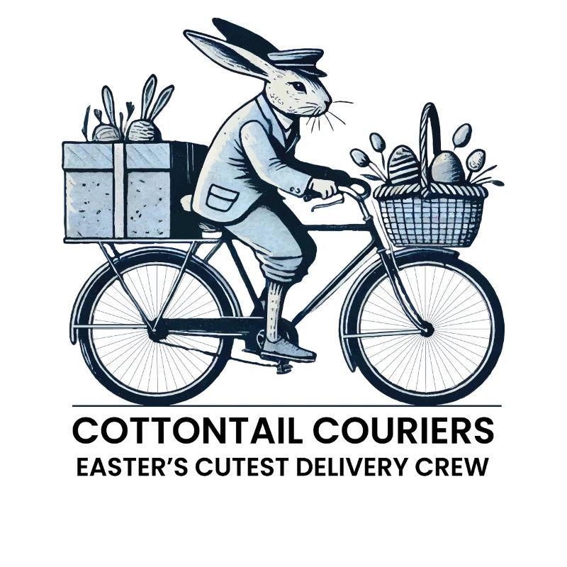 Courriers à queue de coton de Pâques Style rétro vintage