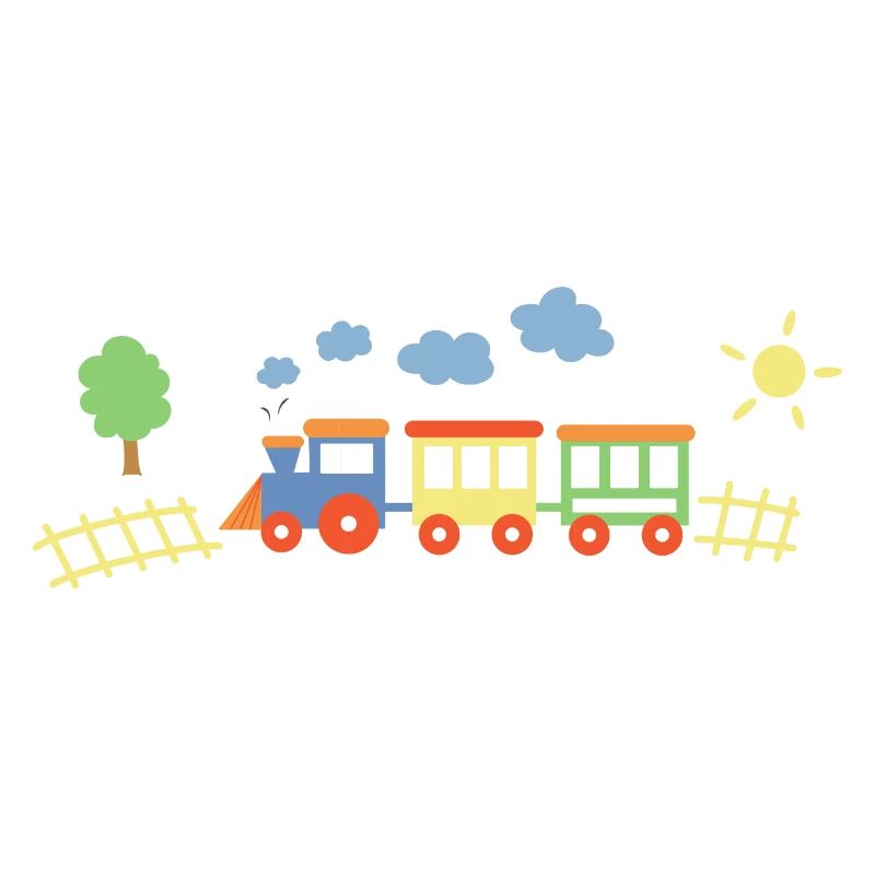Zug Mit Waggons