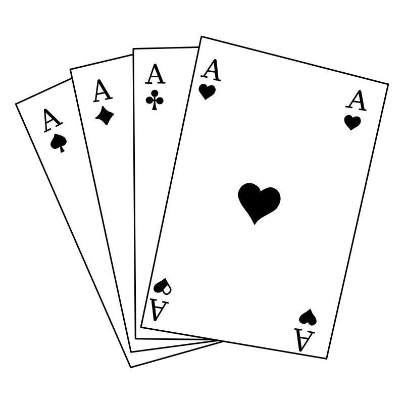 Spielkarten Ass