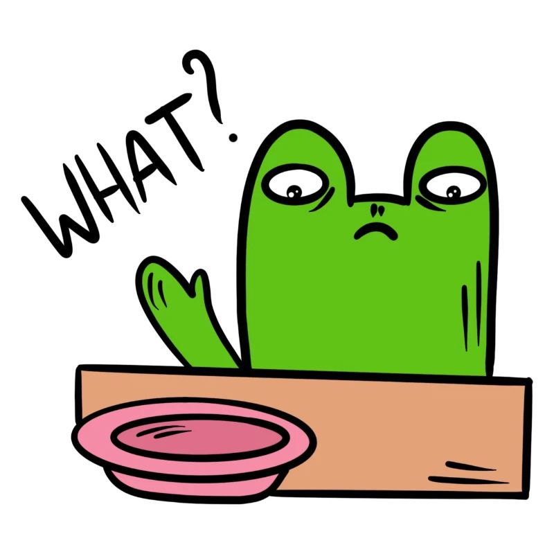 Funny frog, toad
