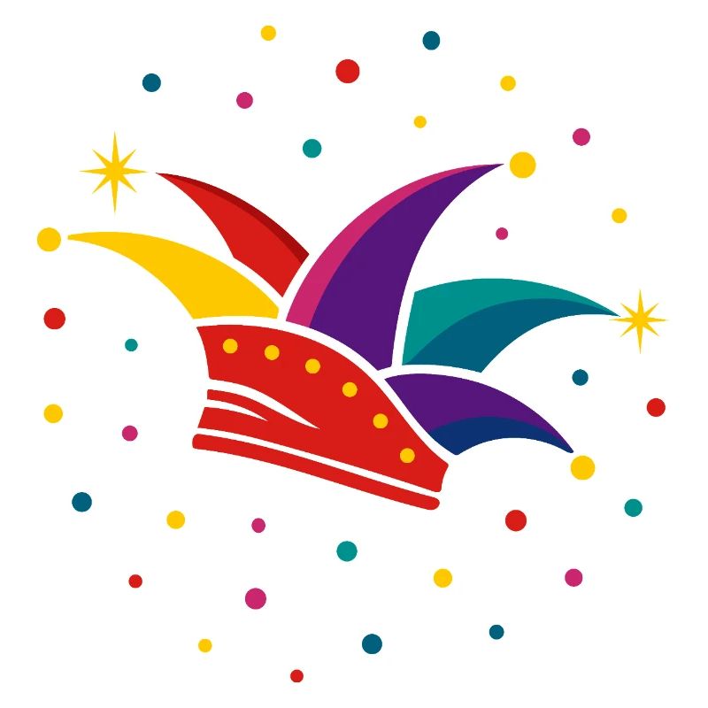 Fool's Cap with Confetti – Carnival & Carnival
