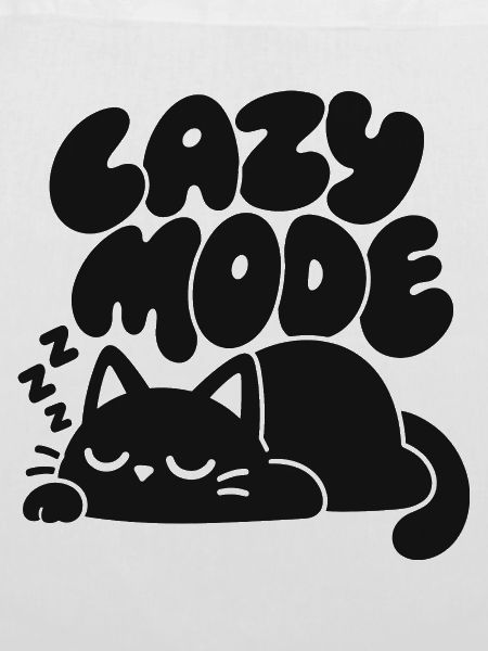 Lazy Mode – Schlafende Katze