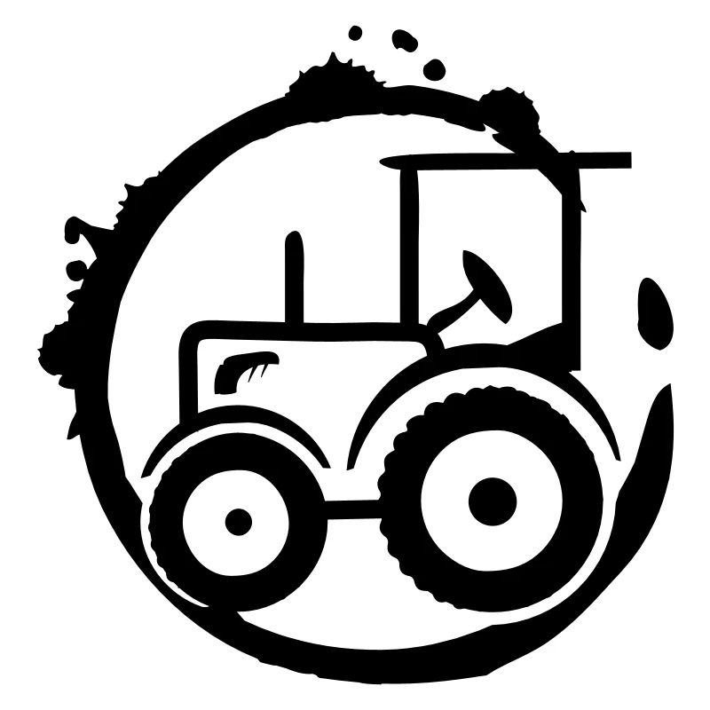 A tractor Graffiti