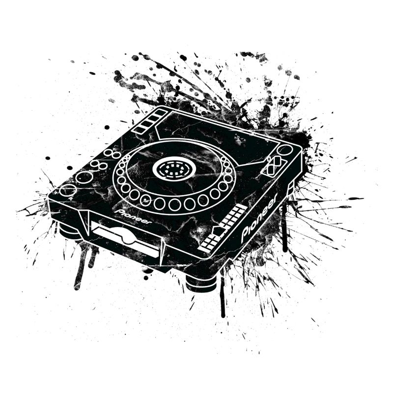 CDJ 1000 Graffiti DJ