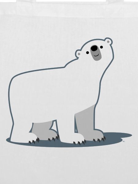 Süß Cartoon-Eisbär von Cheerful Madness!!