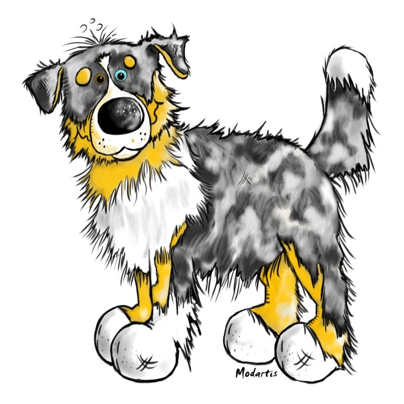 Australian Shepherd – Aussie – t-shirt design