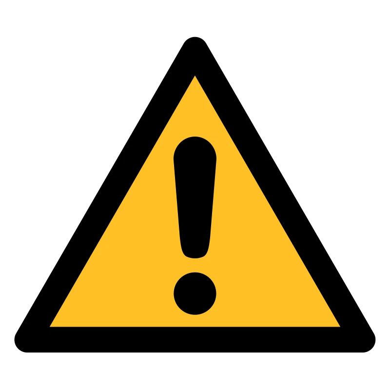 Symbole de danger - Danger général (2 couleurs)