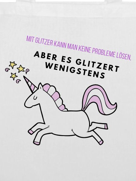 Glitzer Einhorn